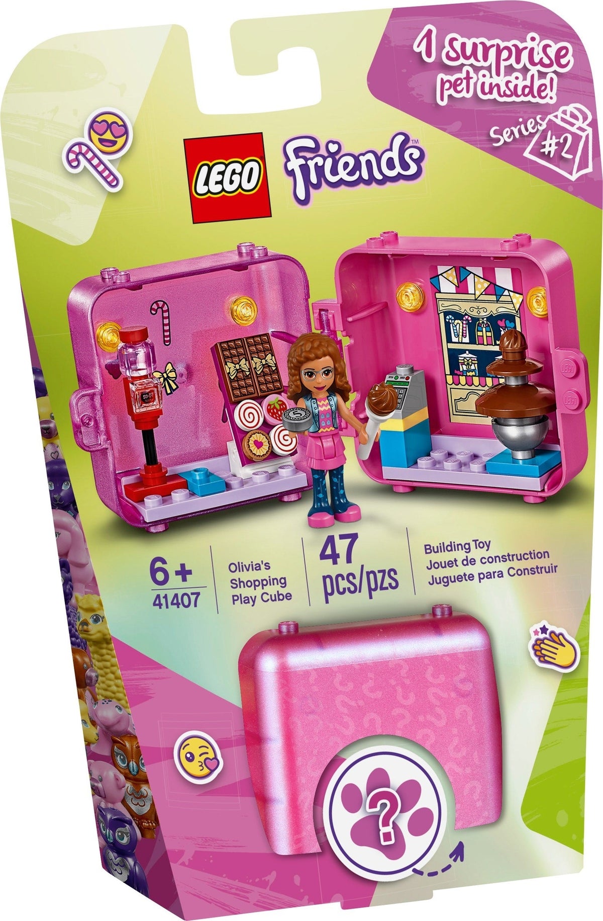 41407 Olivia Sweet Shop Play Cube
