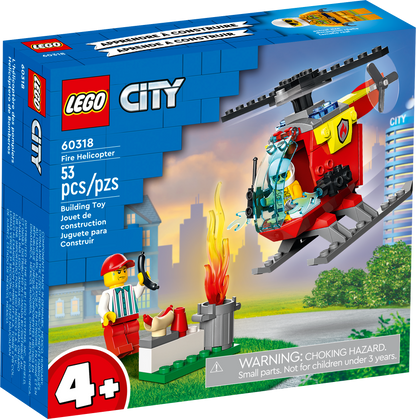 60318 Fire Helicopter (Retired) LEGO City