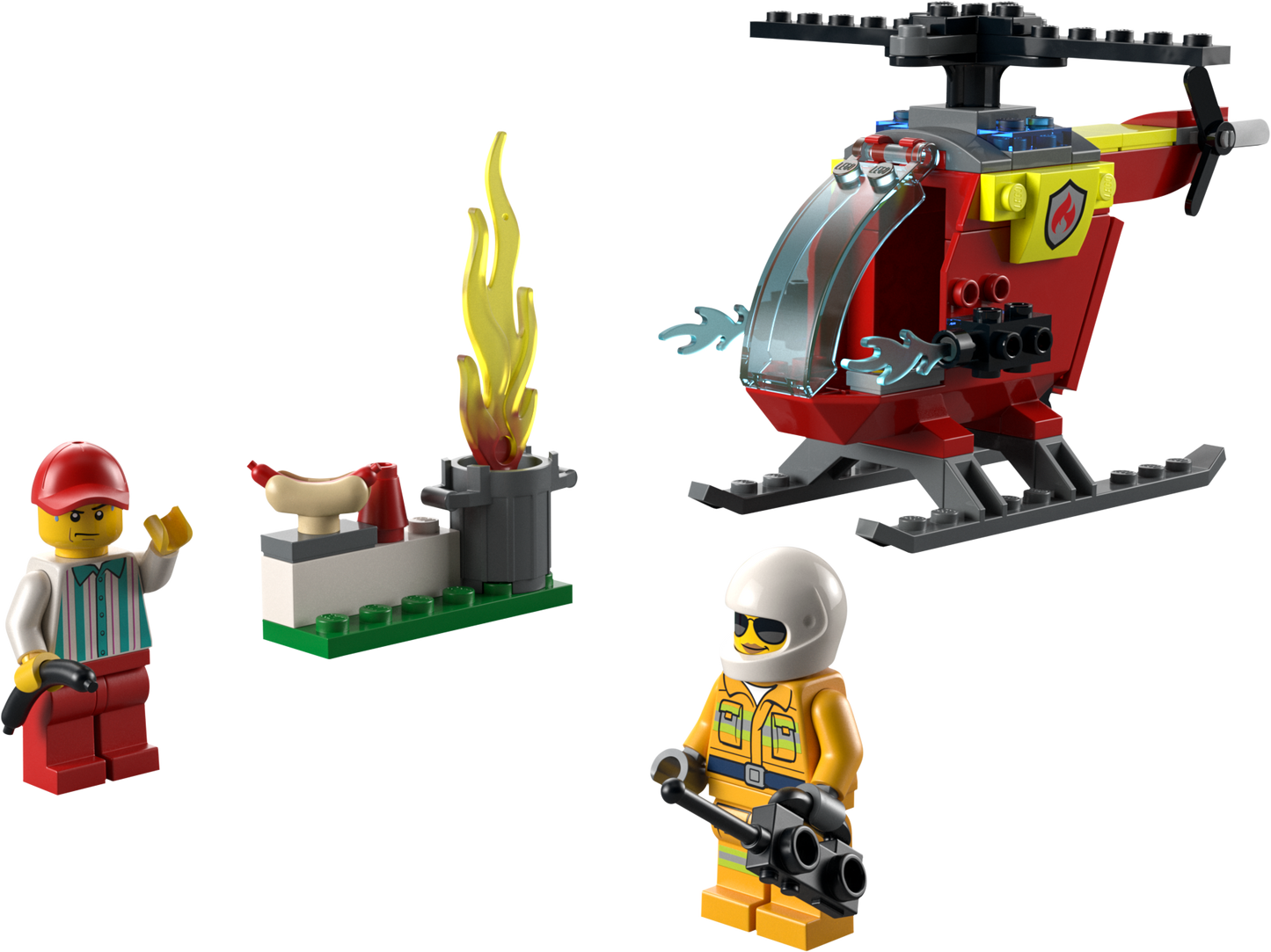 60318 Fire Helicopter (Retired) LEGO City