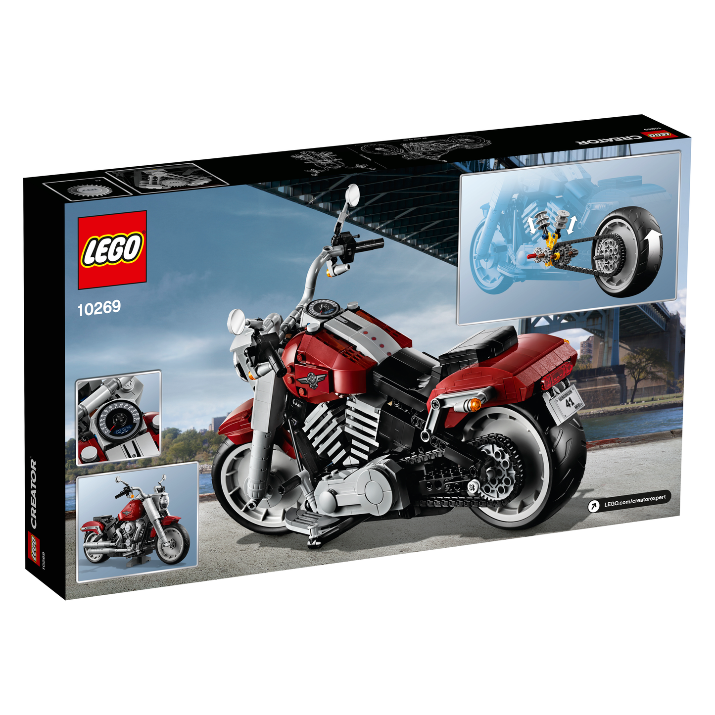 10269 Harley-Davidson Fat Boy Motorcycle (Retired) LEGO Creator Expert