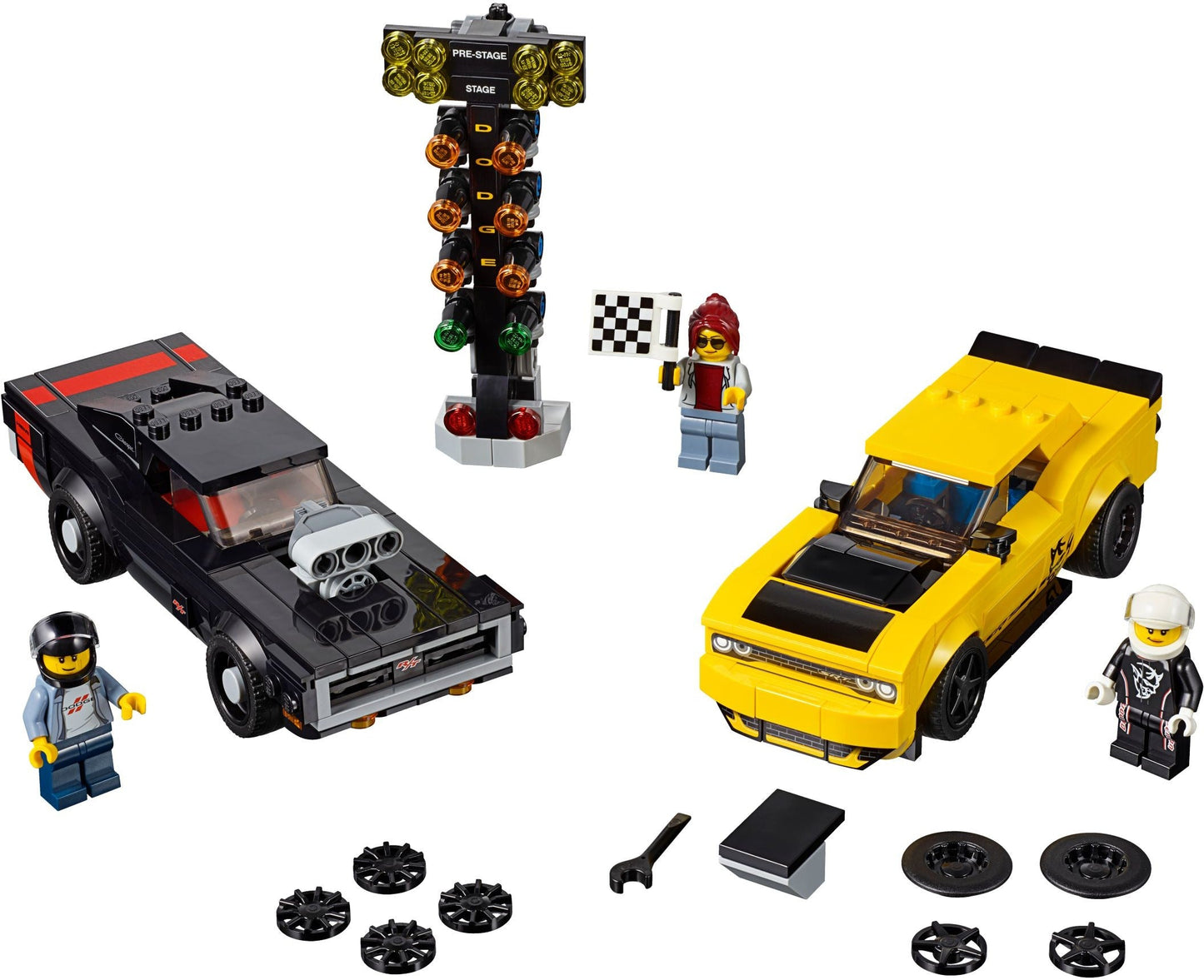 75893 2018 Dodge Demon and 1970 Dodge Charger (Retired) LEGO Speed Champions