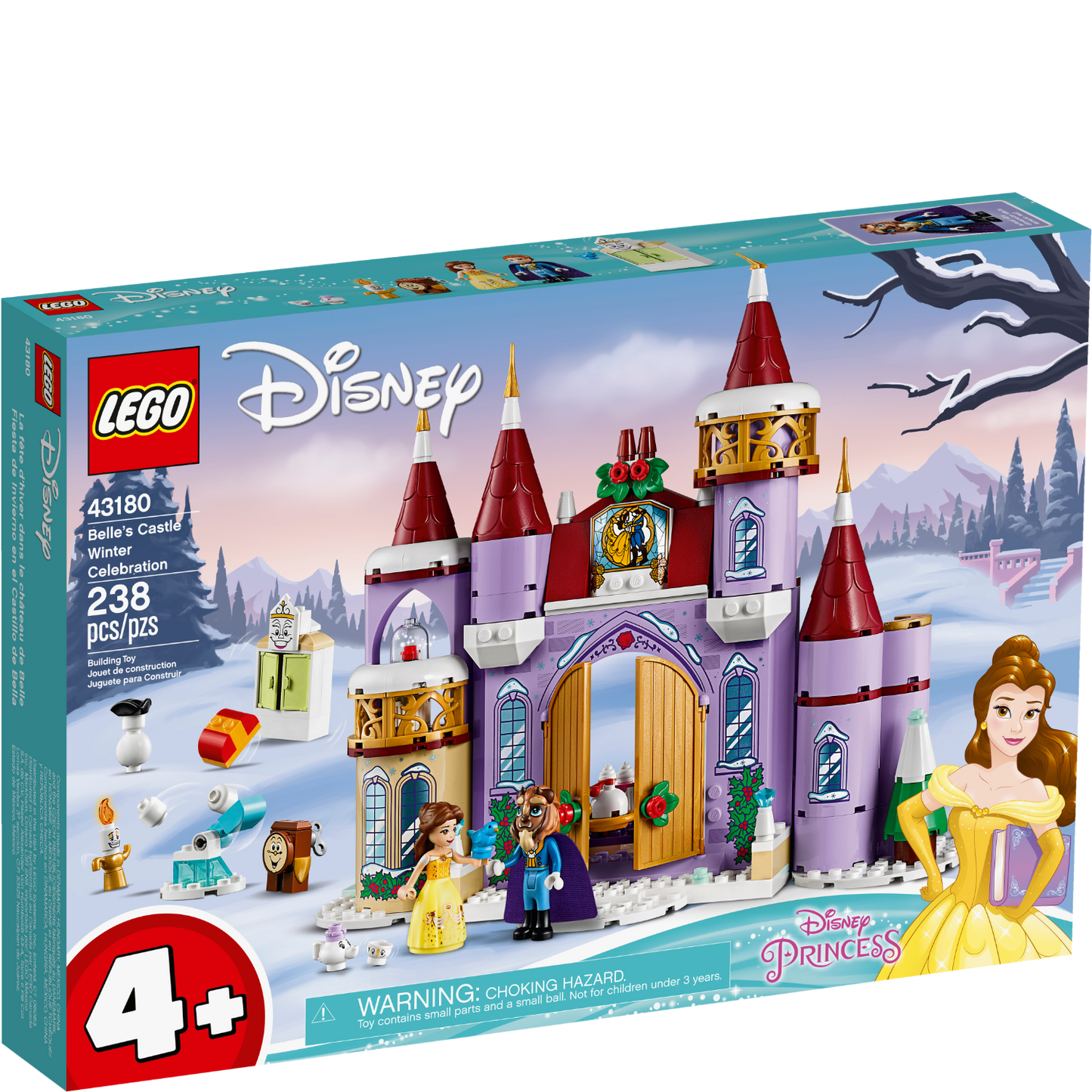 43180 Belle's Castle Winter Celebration (Retired) LEGO Disney