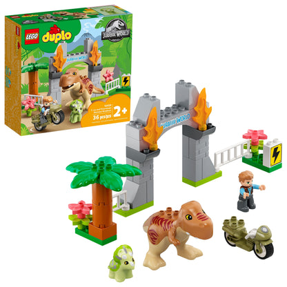 10939 T. rex and Triceratops Dinosaur Breakout (Retired) LEGO DUPLO