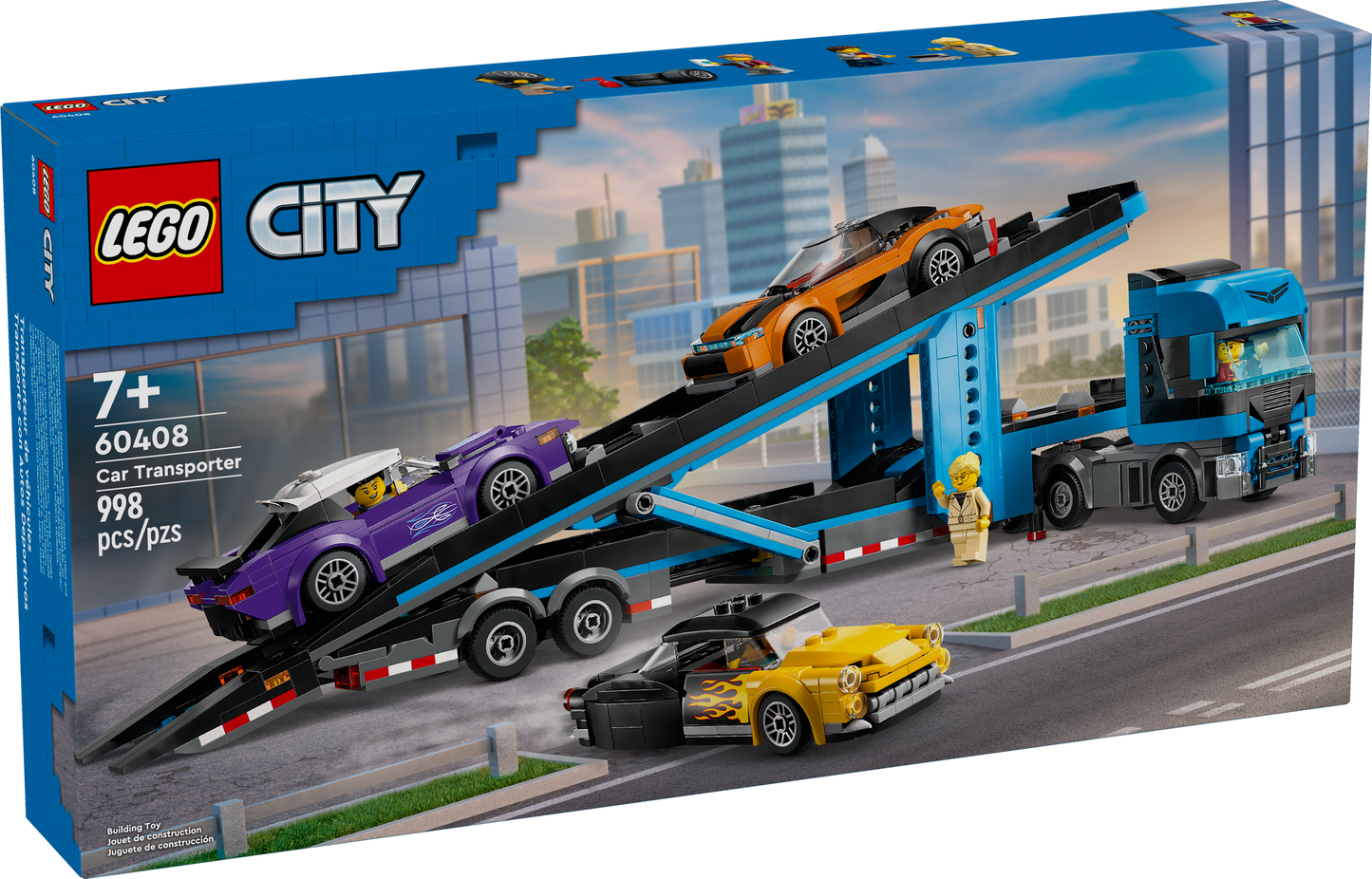 60408 Car Transporter Truck with Sports Cars