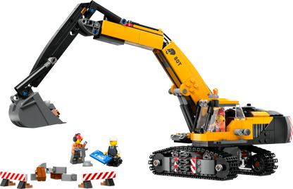 60420 Yellow Construction Excavator