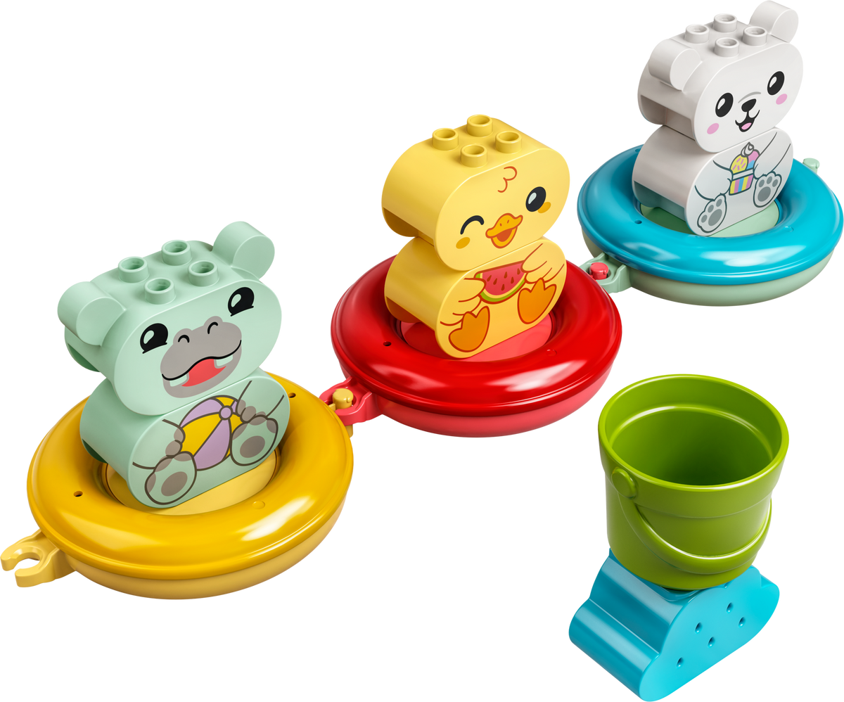 10965 Bath Time Fun: Floating Animal Train
