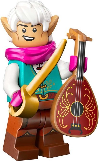 DND Elf Bard - Dungeons & Dragons Series Minifigure (coldnd09)