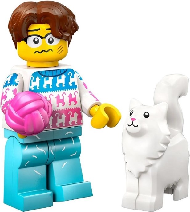 S27 Cat Lover - Series 27 Minifigure (col459)