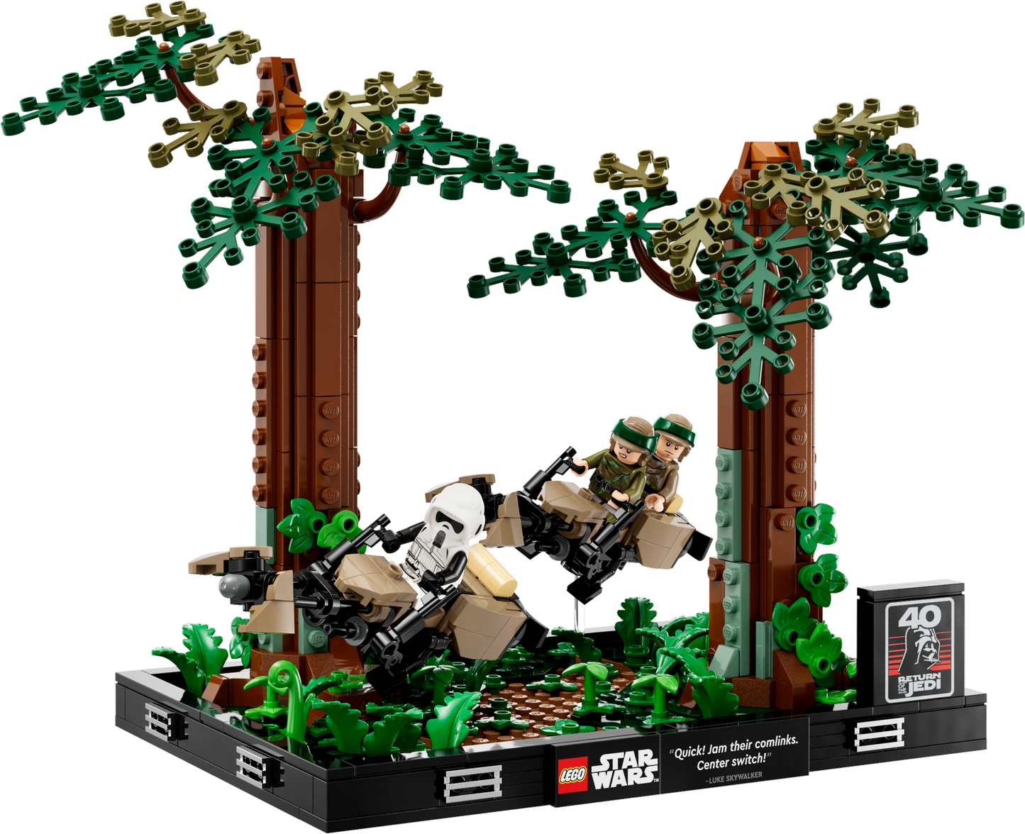 75353 Endor™ Speeder Chase Diorama