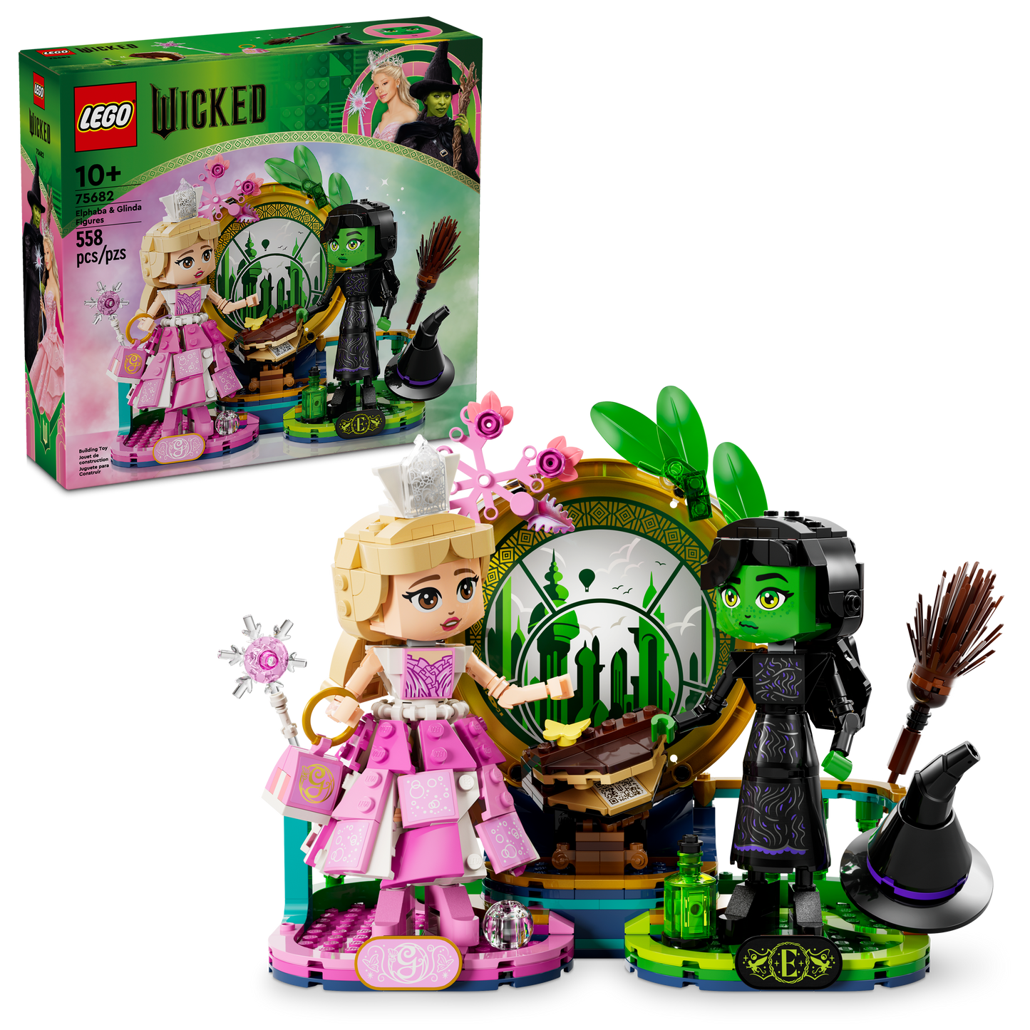 75682 Wicked Elphaba & Galinda Figures