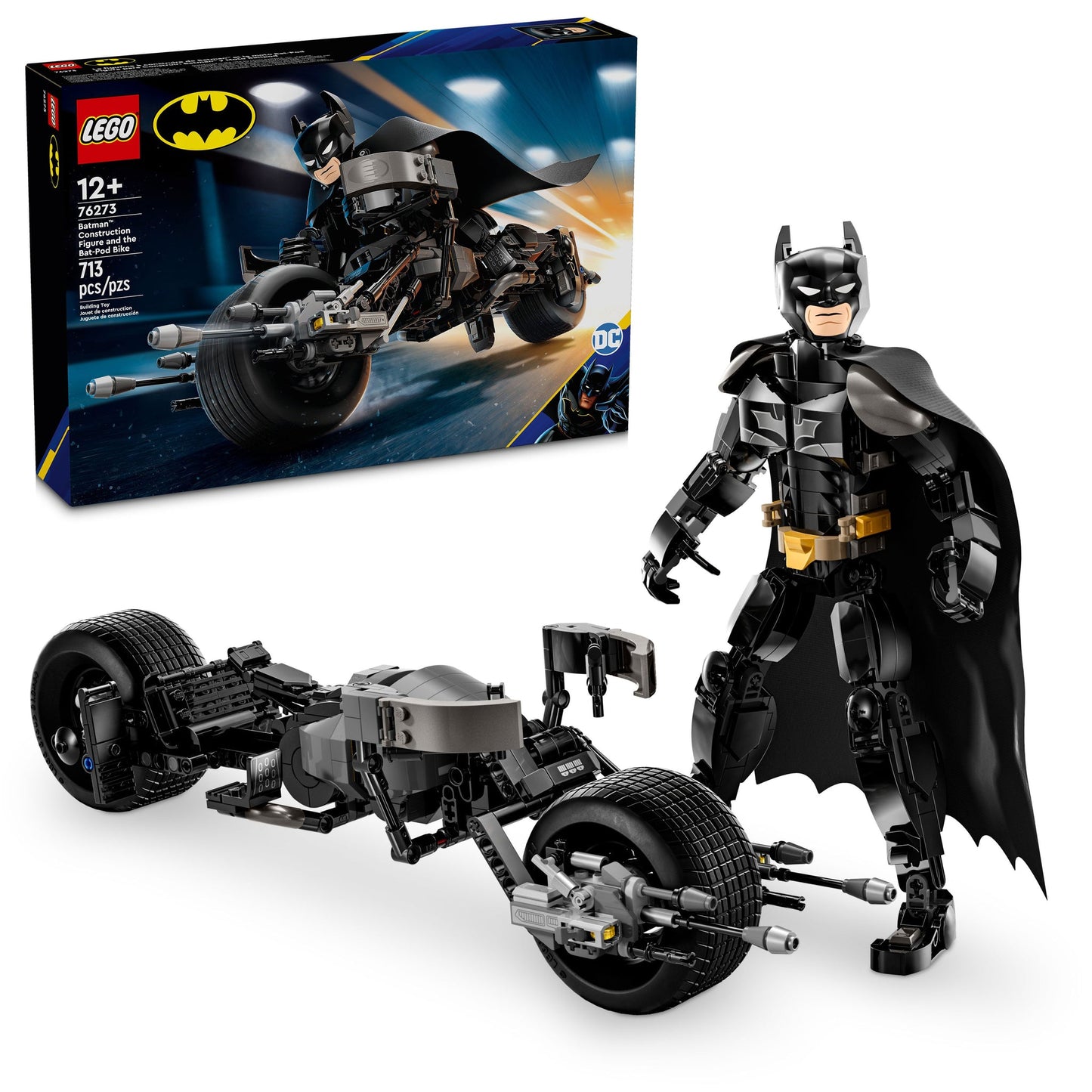 76273 Batman™ Construction Figure and the Bat-Pod Bike