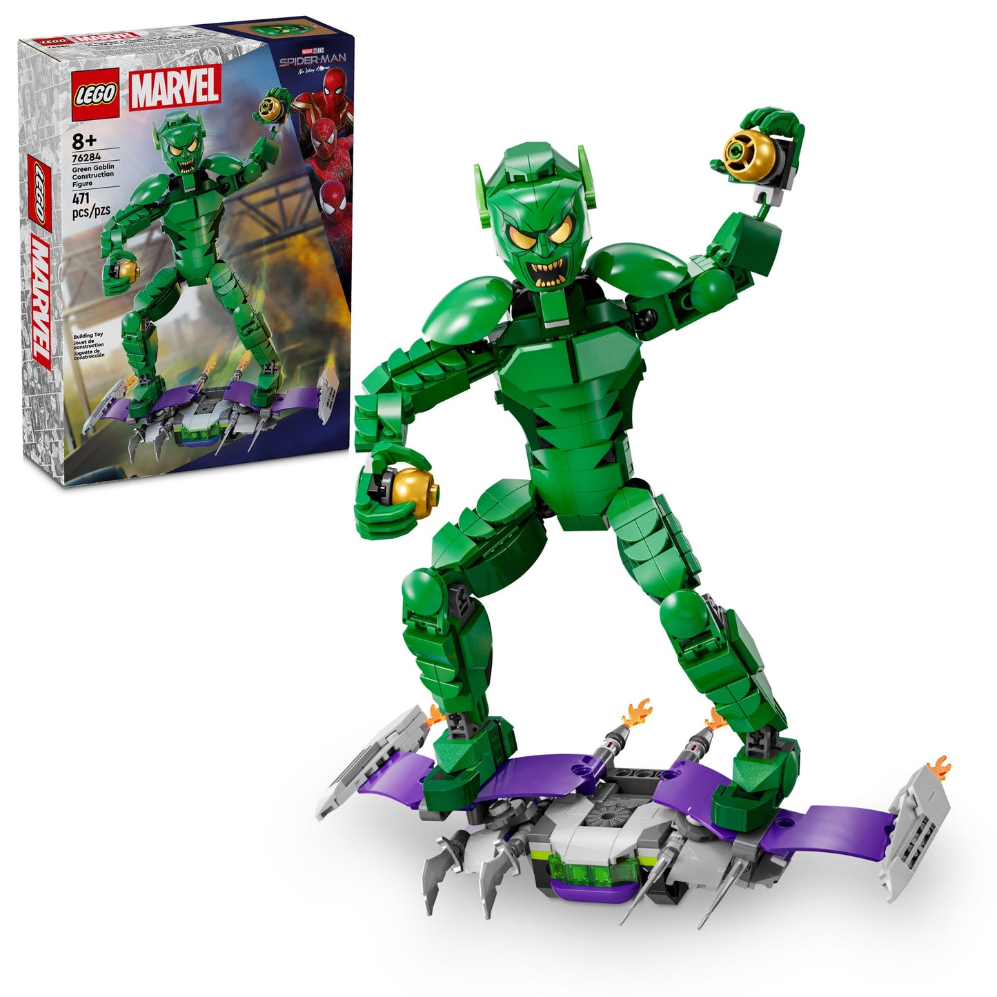 76284 Marvel Green Goblin Construction Figure