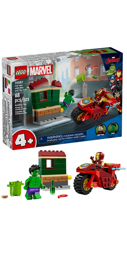 76287 Iron Man with Bike and The Hulk