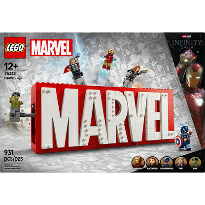 76313 MARVEL Logo & Minifigures