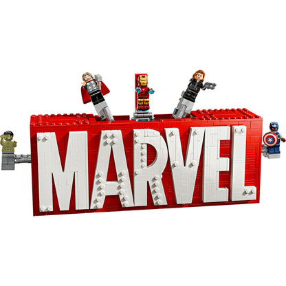 76313 MARVEL Logo & Minifigures