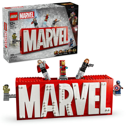 76313 MARVEL Logo & Minifigures