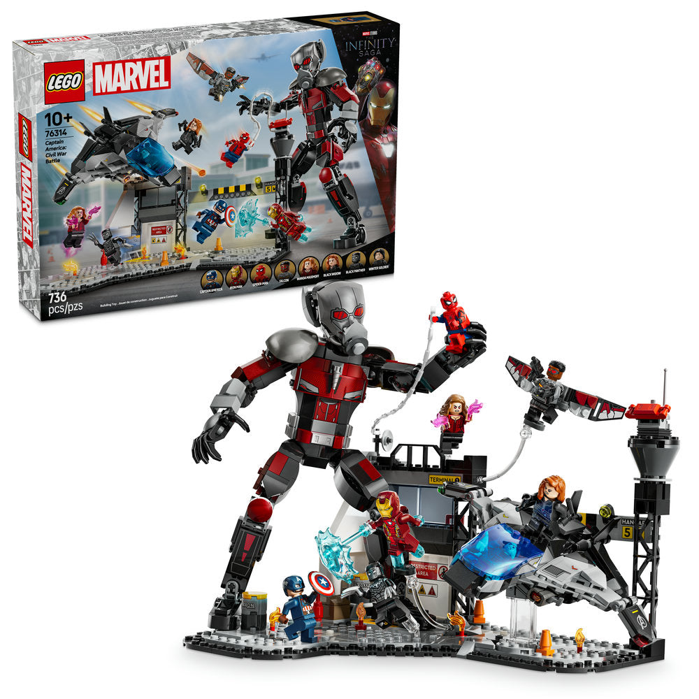 76314 Captain America: Civil War Battle (Retired) LEGO Super Heroes