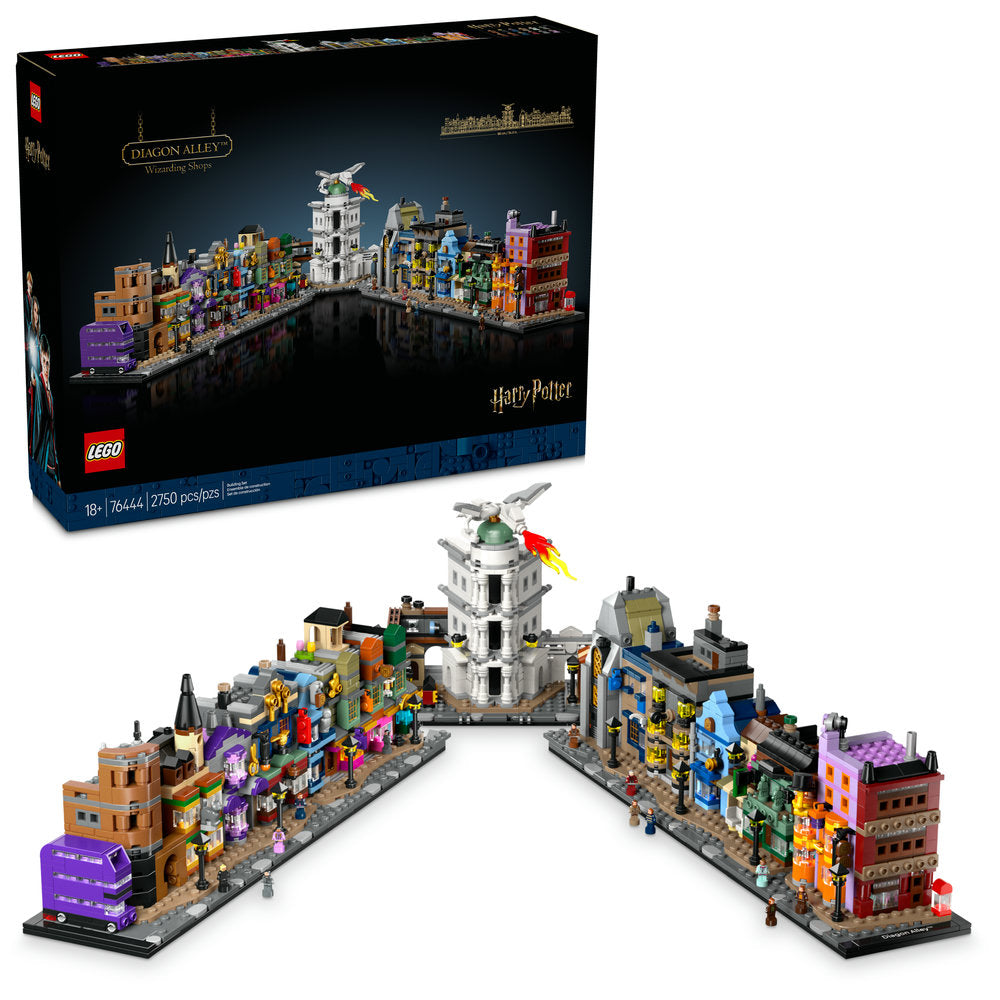 76444 Diagon Alley Wizarding Shops (Retired) LEGO Harry Potter