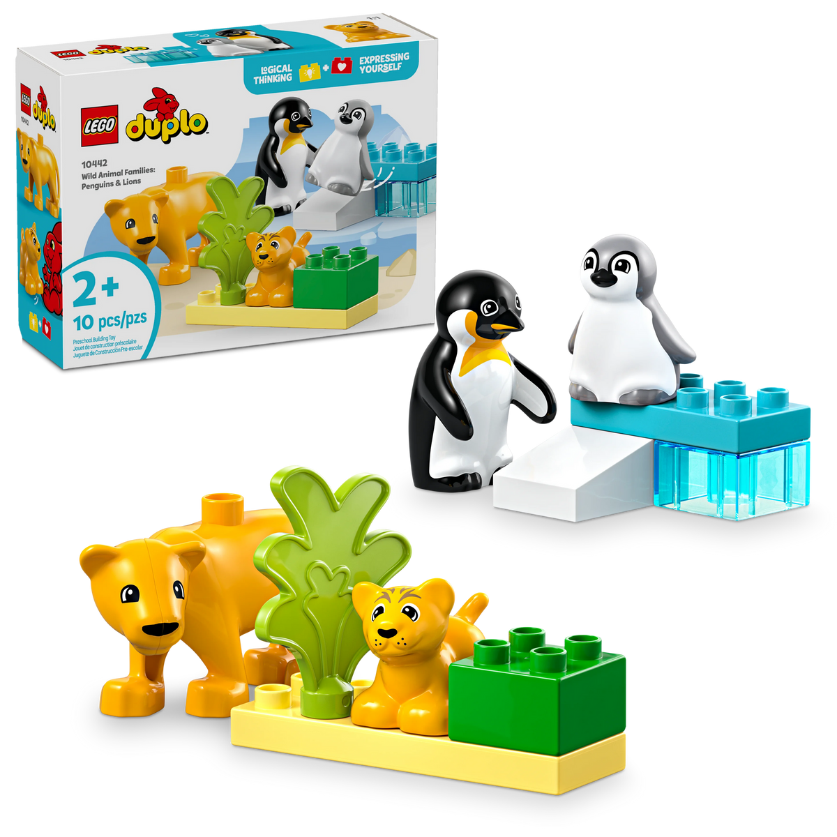 10442 Wild Animal Families: Penguins & Lions (Retired) LEGO DUPLO
