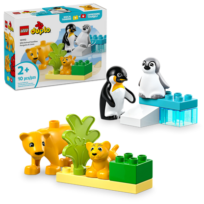 10442 Wild Animal Families: Penguins & Lions (Retired) LEGO DUPLO