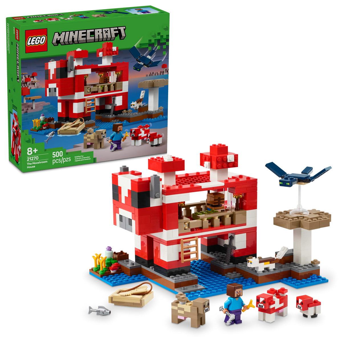 21270 The Mooshroom House (Retired) LEGO Minecraft