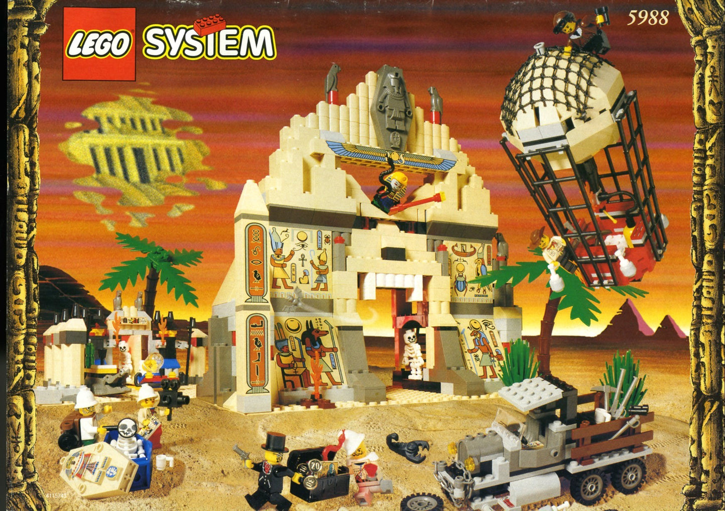 5988-C The Temple of Anubis (Certified) LEGO Adventures