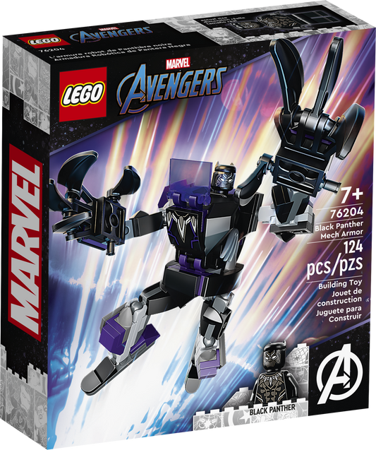 76204 Black Panther Mech Armor (Retired) LEGO Marvel