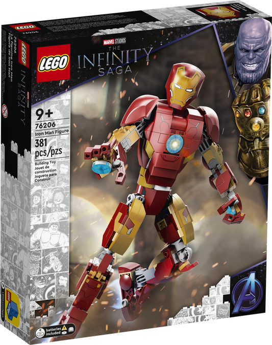 76206 Iron Man Figure (Retired) LEGO Marvel