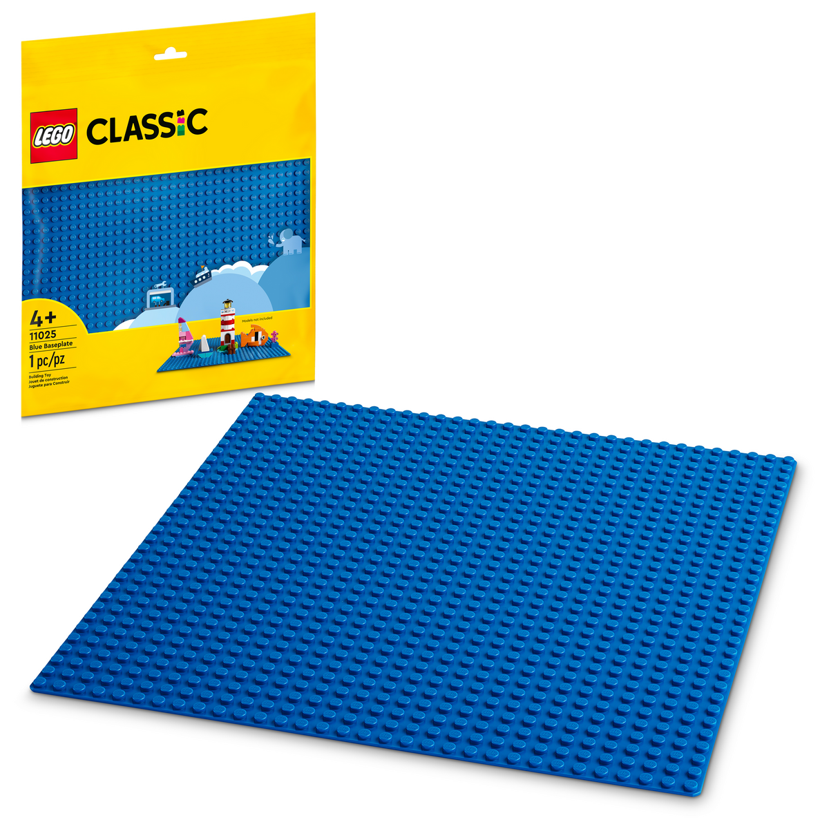 11025 Blue Baseplate (Retired) LEGO Classic