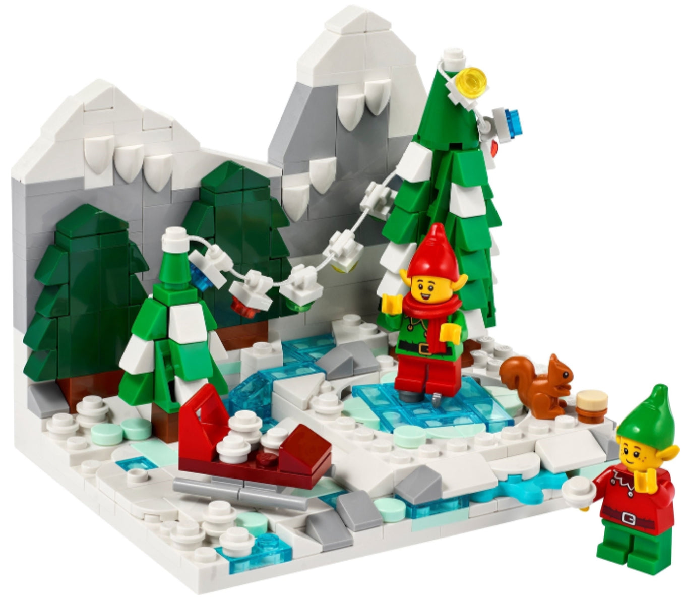 40564 Winter Elves Scene (Retired) LEGO Promotional