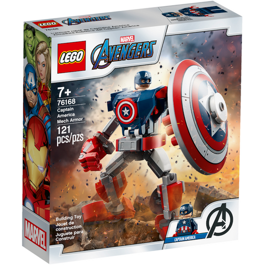 76168 Captain America Mech Armor (Retired) LEGO Marvel