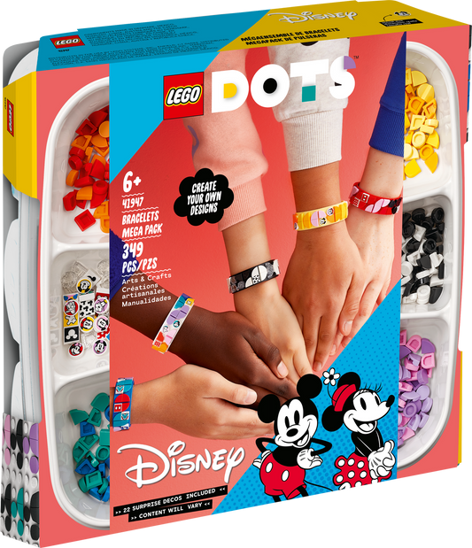 41947 Mickey & Friends Bracelets Mega Pack (Retired) LEGO DOTS