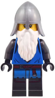 Mountain Fortress Black Falcon Soldier - Helmet with Neck Protector, Beard (bdp102)