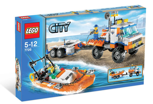 7726 Coast Guard Truck with Speed Boat (Retired) LEGO City