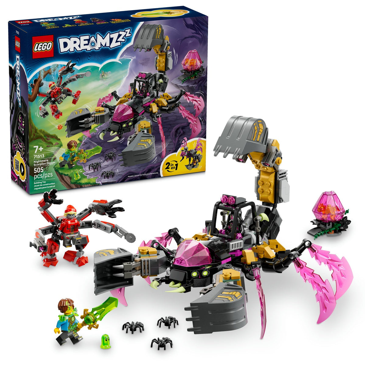 71513 Nightmare Scorpion Digger (Retired) LEGO Dreamzzz