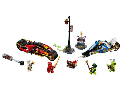 70667 Kai's Blade Cycle & Zane's Snowmobile (Certified) LEGO Ninjago