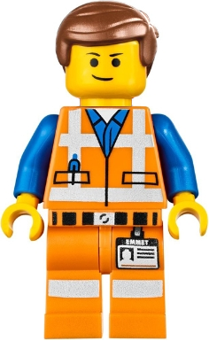 Emmet - Lopsided Closed Mouth Smile, without Piece of Resistance (tlm087)