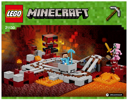 21130 The Nether Railway (Used) LEGO Minecraft