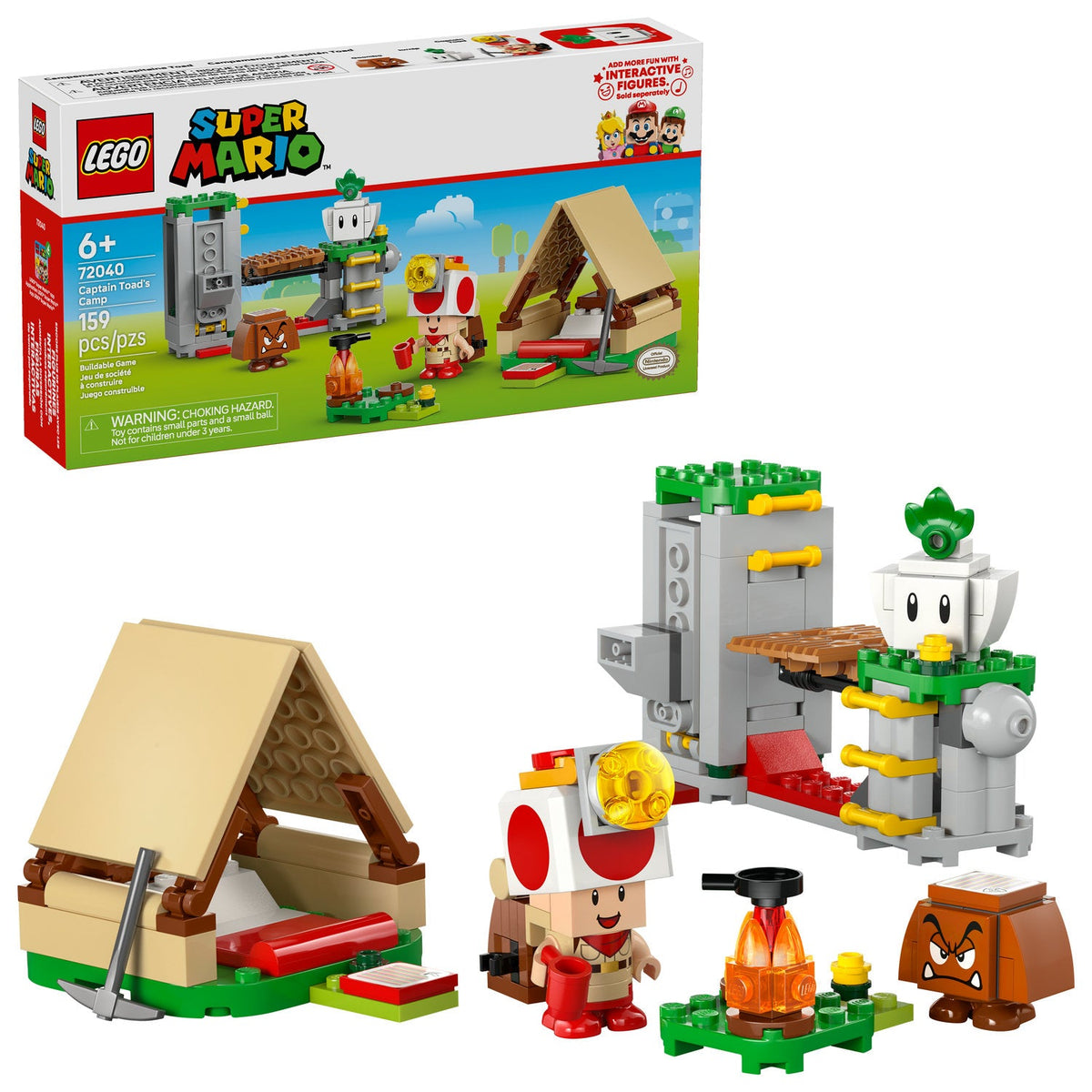 72040 Captain Toad's Camp - Expansion Set (Retired) LEGO Super Mario