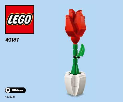 40187 Flower Display (Used) LEGO Seasonal