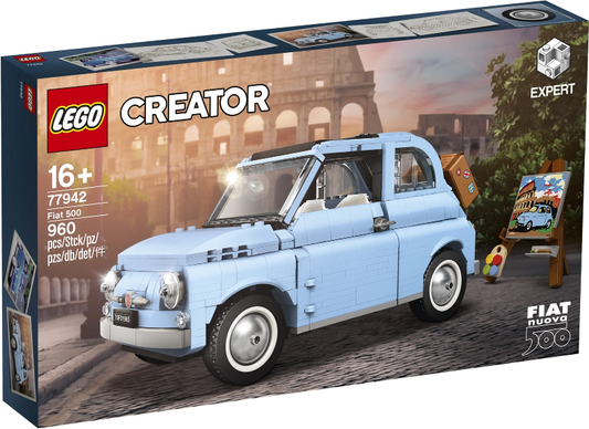 77942 Fiat 500 (Bright Light Blue Edition) (Retired) LEGO Creator Expert
