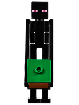 Enderman - Reddish Brown Block with Green Top (min049)