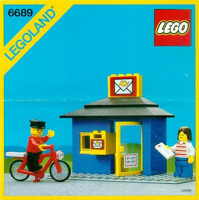 6689 Post-Station (Used) LEGO Town