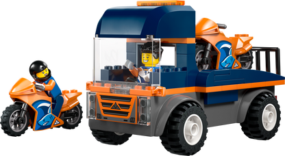 60491 Motorcycle Transporter (Retired) LEGO City