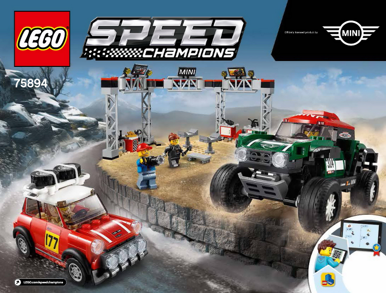 75894 1967 Mini Cooper S Rally and 2018 MINI John Cooper Works Buggy (Certified) LEGO Speed Champions