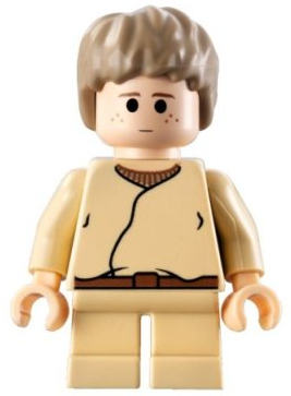 Anakin Skywalker - Short Legs, Short Tousled Hair, Reddish Brown Belt (sw0159)