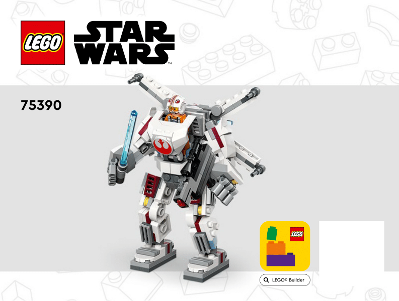 75390 Luke Skywalker X-Wing Mech (Used) LEGO Star Wars