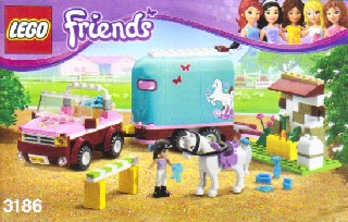 3186 Emma's Horse Trailer (Used) LEGO Friends