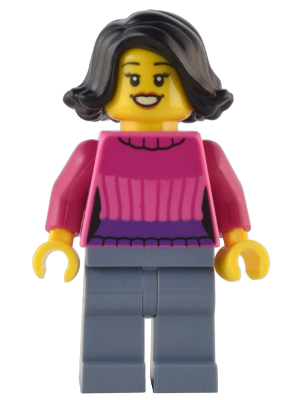 Holiday Shopper - Dark Pink Sweater (hol287)