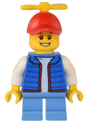 Billy - Blue Vest, Tiny Yellow Propeller (cty1504)